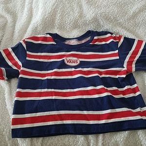 Van's XS Cropped Shirt or L Plus Size Cropped Top